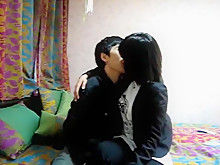 Korean couple sex at home