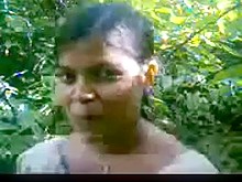 Desi Village Girl Screwed in Jungle Twice