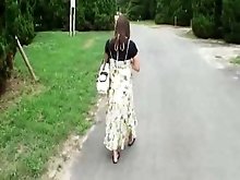 Pregnant Japanese Beauty Has to Fuck  Hobos