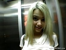 Perfect body blonde gets picked up on street & fucked hard, POV