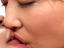 Busty Japanese creampie girl gets filled