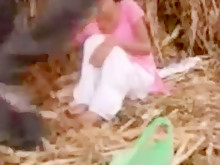 Indian girls have sex on a farm after school
